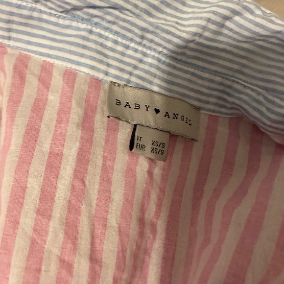 Button up striped collared blouse - Picture 5 of 5